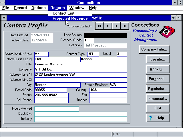 Paradox 5.0 for Windows - Form